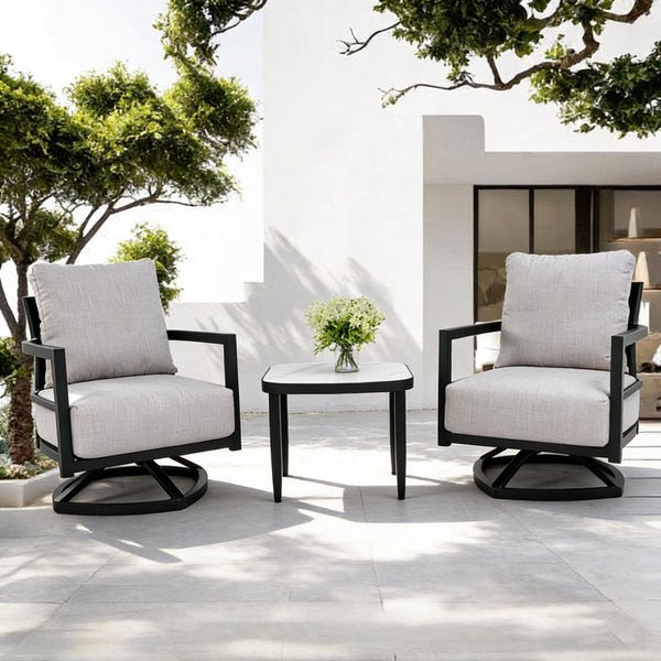 3PC Outdoor Aluminum Patio Furniture Set